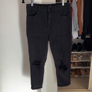 Black Distressed Jeans